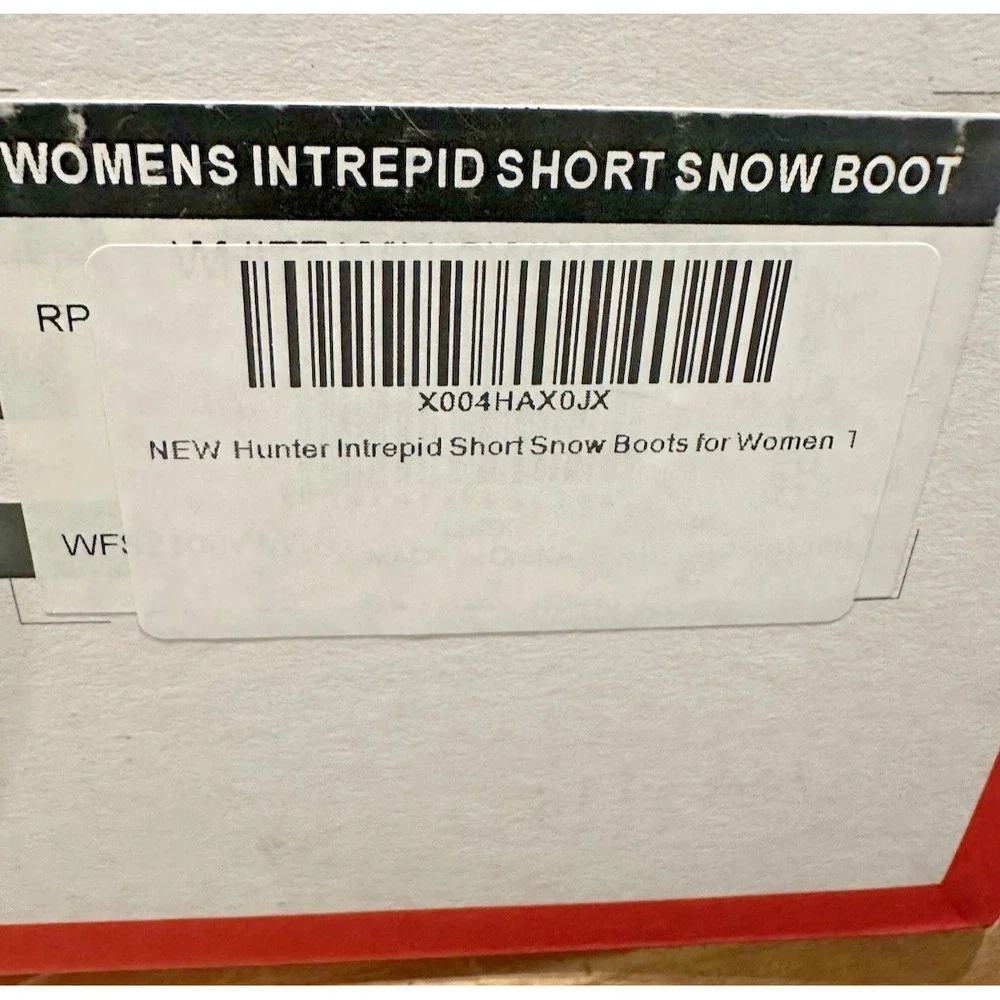 Hunter Women Size EU 43/US 11‎ Intrepid Short Snow Boots White Willow Waterproof